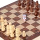 thumbnail image 4 of 3 in 1 Chess Board Game Set Intellectual Growth Chess Checkers Set for Family Friends Wood 24 X 24cm / 9.4 X 9.4in, 4 of 4