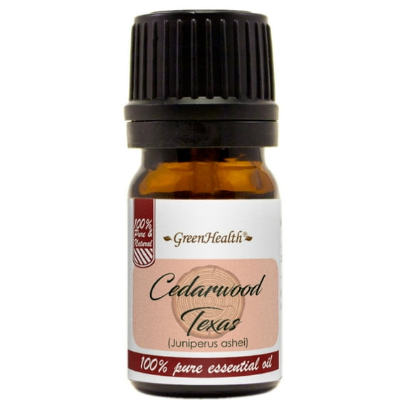 GreenHealth - 5 ml Cedarwood Texas Essential Oil - 100% Pure