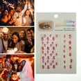 thumbnail image 5 of Unique Bargains 1 Pc Irregular Face Rhinestone Stickers for Concert Pink, 5 of 5