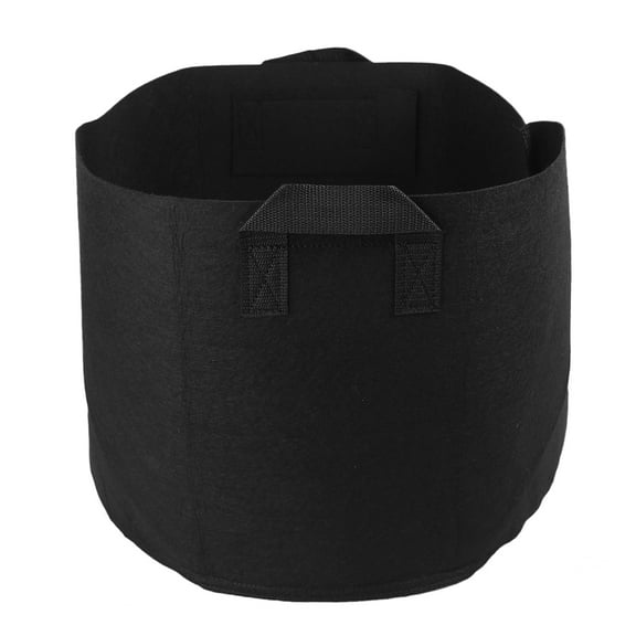 FRCOLOR Plant Grow Bags 15 Gallon Non-woven Aeration Pots Container with Strap Handles for Nursery Garden and Planting - Black