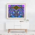 thumbnail image 5 of Peek A Boo - Digital Art Abstract Psychedelic Surrealism Modern Art Pattern Geometric Unframed Wall Art Print 30 x 40 inches, 5 of 6