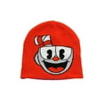 thumbnail image 1 of Bonnet Tricoté Réversible Cuphead, 1 of 2