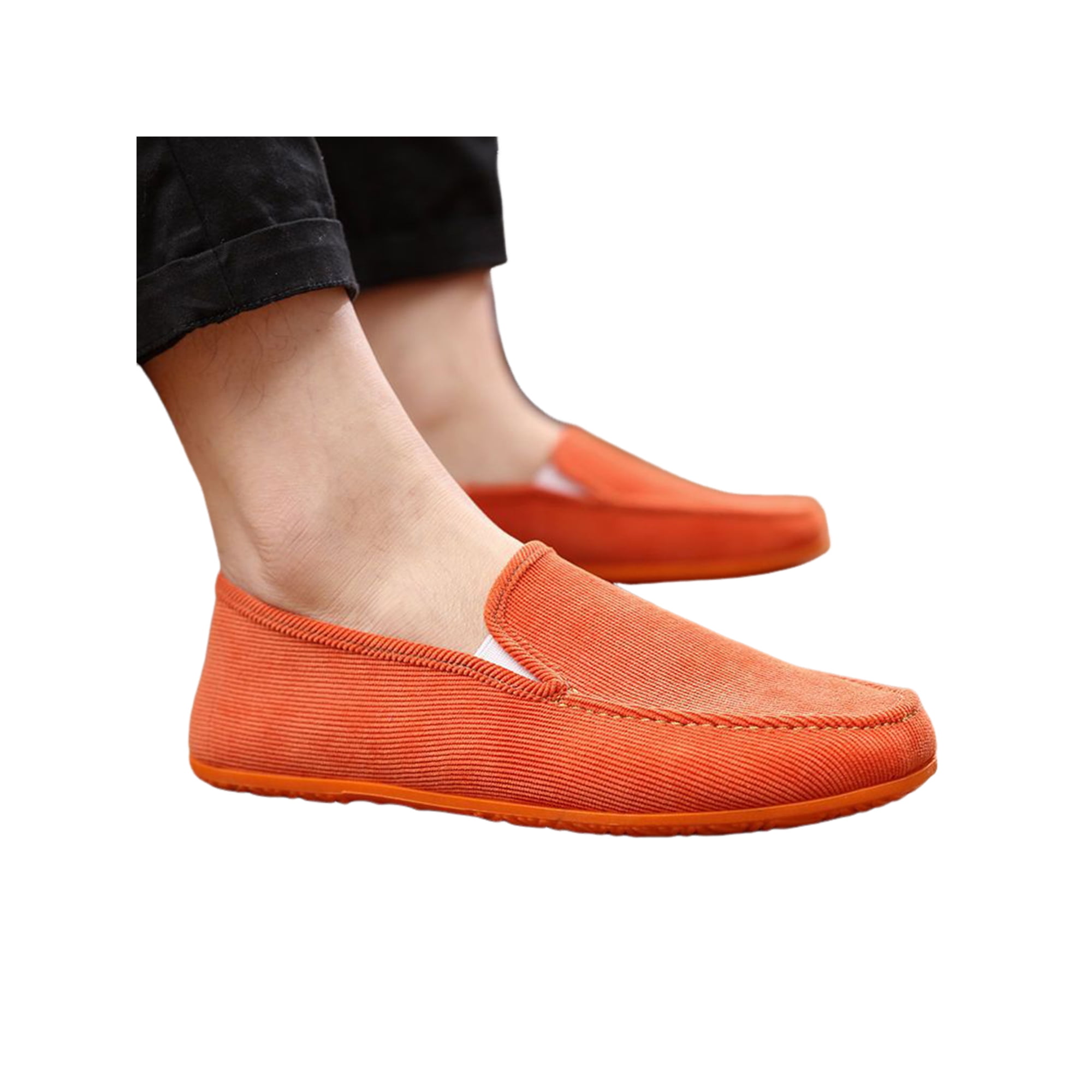 Orange boat shoes deals