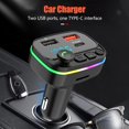 thumbnail image 3 of Wmool Adaptateur Chargeur Sans Fil Bluetooth FM Radiocommande Voiture USB UK, 3 of 8