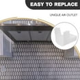 thumbnail image 3 of OUNONA Range Hood Filter With Light Lens Range Hood Light Cover White Ventilation 1Set, 3 of 8
