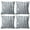 Gray, variant on AUQ 4Pcs Decorative Pillow Covers Smooth Gliding 16X16 Pillow Covers Good Resilience Cushion Covers Style1