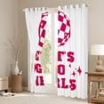 thumbnail image 3 of Homewish Disco Ball Black Out Curtains,Western Cowgirl Curtains Pack of 2 (42x63 Each),Pink White Bedroom Curtains For Girls Kids,Ultra Soft Home Decor, 3 of 6