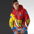 thumbnail image 4 of Sudadera con capucha y emblema nacional de la bandera del Congo, chaqueta deportiva para hombre, estampado 3D, jerseys africanos de gran tamaño, sudadera, ropa unisex, envío directo, 4 of 5