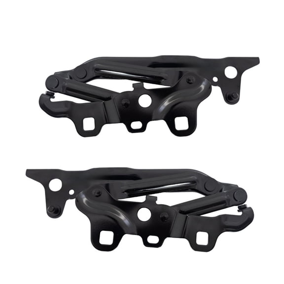 KarParts360 For Jeep Grand Cherokee L 2021 2022 2023 2024 Hood Hinge Driver And Passenger Side | Pair | Black | Steel | For CH1236168, CH1236169 | 191275993767, 68370257AB, 191275993774, 68370256AB