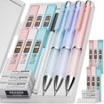 thumbnail image 1 of wqlpp-3PCS Pastel Mechanical Pencil Set, 0.9 Mechanical Pencil with 6 Tubes HB Lead 0.9mm, 3PCS Eraser & 9PCS Eraser Refill, Cute School Supplies for Writing, Sketching, Drafting-With Case, 1 of 4