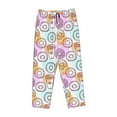 thumbnail image 4 of Fotbe Donuts and Coffee Women's Pajama Pants,Sleepwear Pants,Pj Bottoms Drawstring And Pockets-Small, 4 of 9