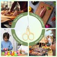 thumbnail image 7 of FACEGA 4Pcs Scissors All Purpose,Plum Blossom Relief 5" Mini Scissors,Pointed Embroidery Scissors,Multcolor3, 7 of 7