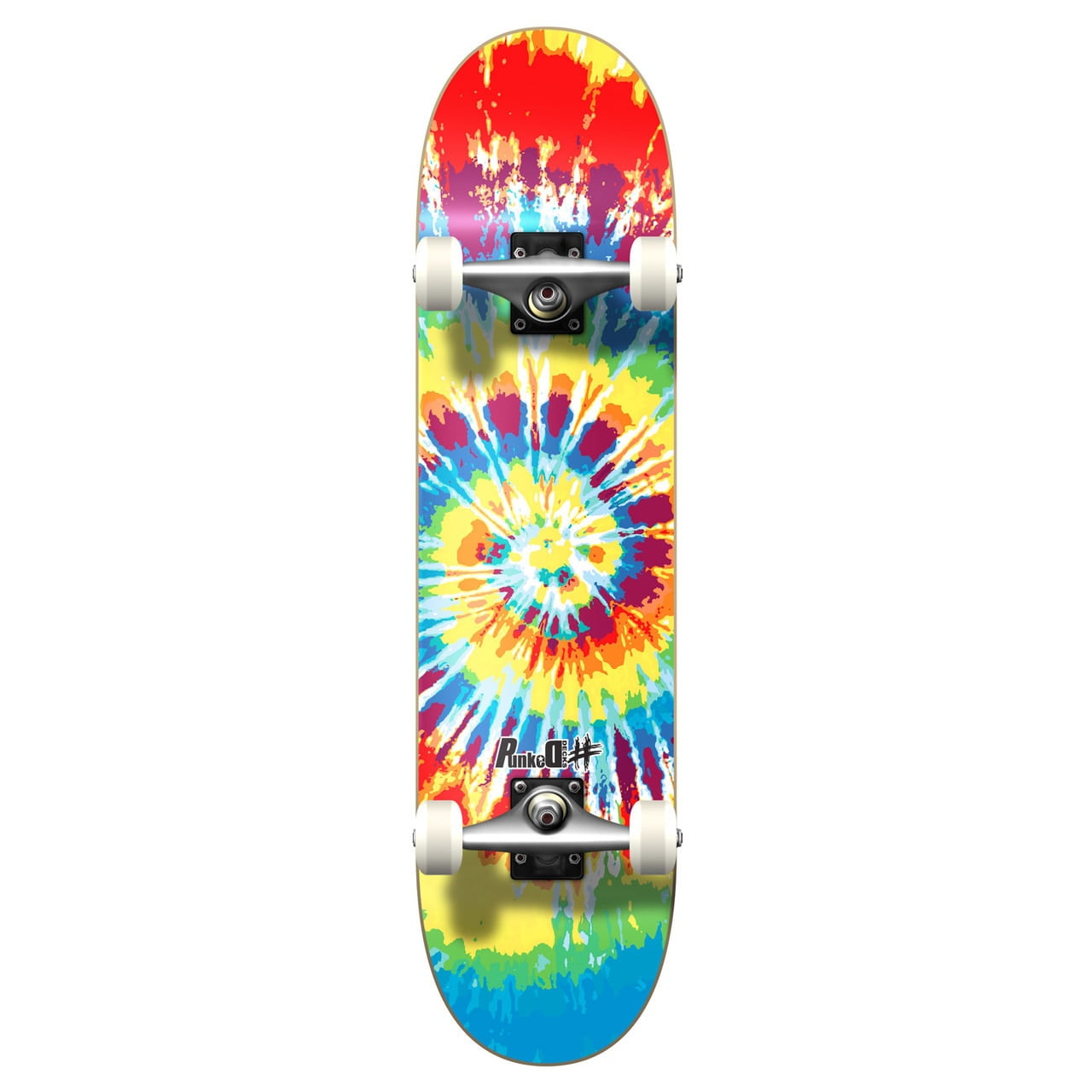 Yocaher Graphic Complete 31 In. x 7.75 In. Skateboard - Tiedye Original