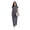 Gray, variant on Women's Scrub Set - Stretch Mandarin Collar Top & Elastic Waist Pants, Professional Medical Nursing Uniforms with Multi-Pocket Design