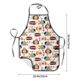 thumbnail image 2 of Uemuo Submarines Printed Bib Apron, Adjustable , Water and Oil Resistant, Cooking Kitchen Chef Apron for Women Men, 2 of 5
