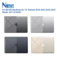 thumbnail image 4 of Funda con teclado IBENZER para MacBook Air de 13,6 pulgadas a 2025, 4 of 9