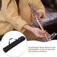 thumbnail image 3 of HONMEET Stylish Black Oxford Fabric Trombone Case Soft Carrying Bag for Orchestral Instruments, 3 of 6