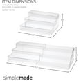 thumbnail image 5 of SIMPLEMADE 3-Tier Spice Rack Organizer - Versatile Storage Shelf for Kitchen, Bathroom, Bedroom & Office, Set of 1, Expandable Clear, 5 of 6