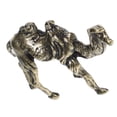 thumbnail image 6 of HOMEMAXS 2pcs Shaped Ornament Brass Sculpture Vintage Camel Decorative Ornament, 6 of 8