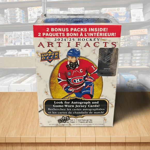 2024-25 Upper Deck Artifacts Hockey Blaster Box - 7 Packs Per Box