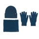 thumbnail image 1 of Conjunto de tres piezas de guantes, gorros y bufandas de punto cálidos de estilo europeo e invernal con terciopelo grueso y gorro. Bufandas, gorros y mitones para mujer., 1 of 2