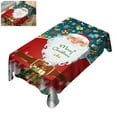thumbnail image 2 of kurtrusly Christmas Tablecloth Stretch Table Cover Decoration Home Party Supply, 2 of 7
