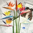 thumbnail image 3 of 2Pcs Large Elegant Bird of Paradise Artificial Flower for Home Office, 3 of 8
