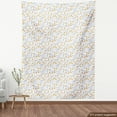 thumbnail image 4 of Ambesonne Floral Fabric by the Yard Upholstery, Blooming Meadow Flowers Art, 3 Yards, Earth Yellow and Dark Violet, 4 of 5