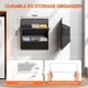 thumbnail image 2 of Paquete de 2 Zapateros para Vehículos Recreativos con Cinta Adhesiva, Zapatero Sobre la Puerta, Organizador de Zapatos para Colgar en la Pared con Bolsillos, Color Negro, 2 of 5