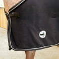 thumbnail image 5 of Jeffers Equine Elite Fleece Horse Cooler Blanket, 69", Soft Lightweight, Black, 5 of 8