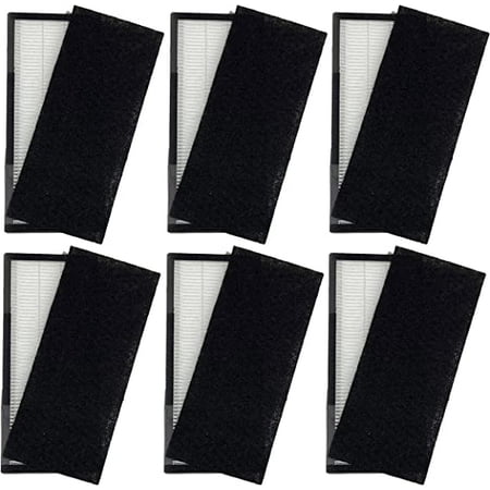 

Nispira 3-in-1 True HEPA Carbon Pre Filter Replacement Compatible with Alen T300 T100 Air Purifier. Compared to Part TF30 Pack of 6