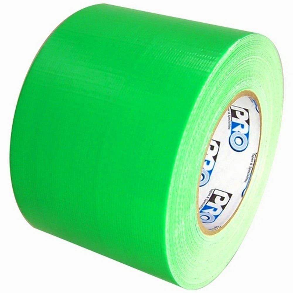 Pro Duct 139 Fluorescent Green Duct Tape 4" X 60 Yard Roll Walmart