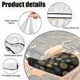 thumbnail image 6 of Uorisanigo ATV Seat Cover, Waterproof Ethnic Flower Dragonfly Four Wheeler Cushion Pad with Elastic Band, Windproof All Weather Outdoor Seat Cover for Polaris Sportsman Rancher, 6 of 7