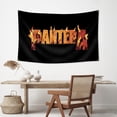 thumbnail image 2 of Tapiz para colgar en la pared con el logotipo de Pantera Bold Flames, 100 x 150 cm, 2 of 2