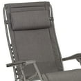 thumbnail image 2 of Lafuma RSX Clip Sunbrella Outdoor Steel Folding Lawn Recliner Chair, Slate, 2 of 5