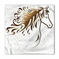 thumbnail image 1 of Animal Bandana, Horse with Swirly Mane Art, Unisex Head and Neck Tie, by Ambesonne, 1 of 2