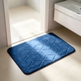 thumbnail image 4 of Alfombra de baño de vellón de coral con base antideslizante, absorbente, de secado rápido, lavable, 40x60 cm, múltiples colores, 4 of 6