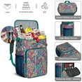 thumbnail image 4 of Colorful Insulated Backpack Cooler - 20L Soft Cooler Bag, Abstract Geometric Design for Picnic & Travel, 4 of 6