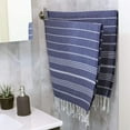 thumbnail image 4 of Clotho Hand Towel Set of 4, Navy, 100% Cotton 18 X 40 inches (Classic), 4 of 7