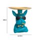 thumbnail image 3 of Figuritas de arte Bulldog con decoración de caja de almacenamiento de resina de palé para oficina (azul) Ehuebsd Libre de BPA, 3 of 9