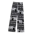thumbnail image 4 of Kuntesetty Boho Harem Pants Elephant Women Pants Thai Casual Clothing Wide Leg, Hippie Lady White, 4 of 9