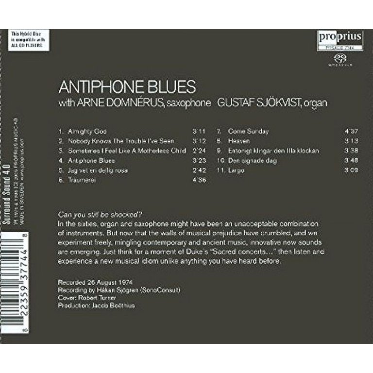 Arne Domn Rus - Antiphone Blues - Music & Performance - SACD 