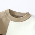 thumbnail image 4 of RKSRN Chandail pour Hommes Automne Hiver Chaud Colorblock Tricoté Col Rond Chandail Manches Longues Col Rond Haut Doux Ample, 4 of 4