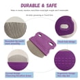 thumbnail image 3 of UYGDUY-2 Pack Professional Pets Eye Combs,Pets Grooming Comb Kit,Stainless Steel Tear Stain Remover for Cats & Dogs,Flea Lice Comb,Gentle Curved Comb Teeth,Precisely Removes Stains (2pcs eye combs), 3 of 4