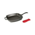 thumbnail image 2 of Lodge 10.5 Inch Grillpan with Red Handle Holder, 2 of 3