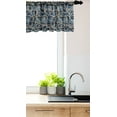 thumbnail image 3 of Ambesonne Blue Valance Pack of 2, Denim Patchwork, 54"X12", Blue, 3 of 4