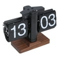 thumbnail image 1 of Flip Desk Clock, Retro Flip Down Clock, 24H Automatic Page Turning Clock, Retro Vintage Design Auto Flip Desk Table Clock Mechanical Flip Down Clock, 1 of 7