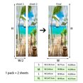 thumbnail image 3 of Redempat 2pcs/set Add Touch Of Elegance To Space With 3D Door Stickers Instantly Change Look Of Room PVC 3D Door Mural Sticker As Shown L: 90*200cm 1Set, 3 of 6