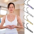 thumbnail image 4 of 2x Stop Smoking Breathing Necklace, Anxiety Relief Necklacevape Necklace, Breathing Necklace Stop Smoking Aid, Breathing Exercises, Christmas Gift, 4 of 5