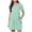 Green, variant on For Women Mini Casual Workout Sport Tennis Athletic With 2 Pockets Solid Color Short Sleeve Crew Neck Garden Party Dress